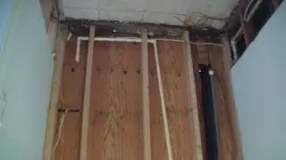 Roof leak Tampa Townhouse Mr Dry Out cleans up water mold damage restoration April 2016