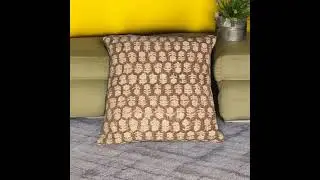 INDIAN HAND MADE COTTON BAD COVER PILLOW