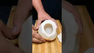 🇱🇰 Sri lankan natural king coconut.😋🌴🥥🔪 #satisfying #short