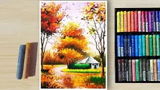 Oil pastel painting channel | easy and beautiful oil pastel painting | free painting class | art  ,