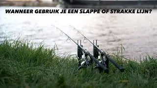 Wanneer vis je met een slappe of strakke lijn op karper?
