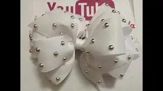 Moño  voluminoso en capas VIDEO No.688 Creaciones Rosa Isela