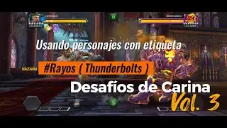 Desaf&iacute;os de carina vol 3 : H&Eacute;REDERO HELMUT - #thunderbolts  - Usando Juggernaut  / gu&iacute;a - Tips #mcoc