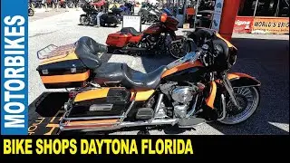 Motorbike shops Daytona Florida many different motorcycle stores bike parts clothes | Jarek in USA