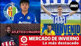 Los datos m&aacute;s relevantes del mercado de fichajes de invierno 2020/21
