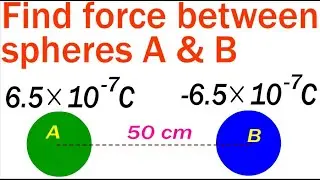 Question12 Find electrostatic force #ncertphysicsclass12   #electricchargesandfieldsclass12