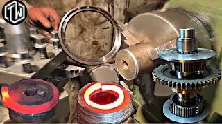 Making Transmissions Gear Lock Of Caterpillar Grader In Steel Bar