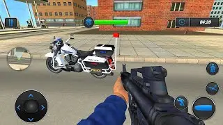 US Police Bike Gangster Chase Simulator 2022 - Android Gameplay