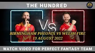 12th Match | BP Vs WF Full Stats Video With Predictions | THE HUNDRED | 13 AUG 2022 | @Sports Nagar