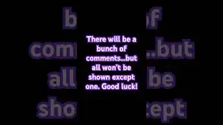 Will you get the shown comment? Try out! #music