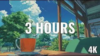 Winter Morning Ambience: Blue Sky & Cozy Room with Hot Orange Juice (4K, 3 Hours)