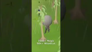 Woodcutting Trick #OSRS