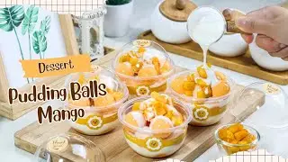 AKHIRNYA AKU TAU RESEP INI TERNYATA SEENAK INI‼️RESEP MANGO PUDDING BALLS‼️