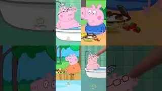 Daddy Pig Stomach is Unhealthy #animationmeme #trending #squidgame #peppapigparody #peppapig