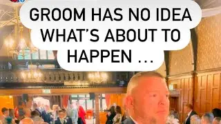 Groom has no idea what&rsquo;s about to happen!!