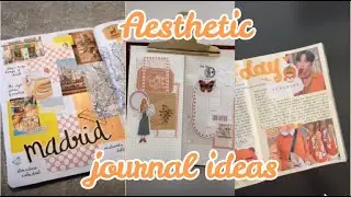 AESTHETIC JOURNAL IDEAS | PART #45 (ORANGE THEME) #howtobulletjournal #joiurnalspreadideas