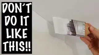 How to Paint A Wall At Home With A Brush