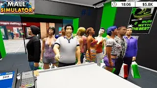 MY Store IS Full Of Customers🏀  IN Mall Simulator #3.🛒