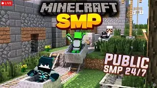 Minecraft Public Smp Live | 24/7 Public Server |11k Special | #minecraftlive #minecraft