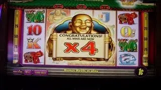 Laughing Fortune Slot Machine  Free Spins Bonus Round Win