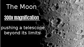 Super Close-Up Of The Moon 300x magnification