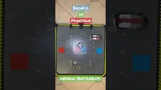 Bronco vs Minotaur .. Hexbug Battlebots  #hexbugbattlebots #hexbugvideos #battlebots