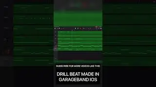 Drill beat made in GarageBand iOS 6 #Shorts