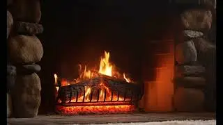 Relaxation mode on🔥Fireplace sounds and piano 