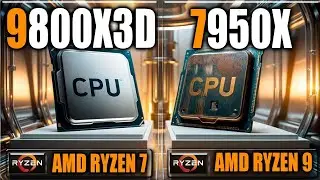 Сравнительные тесты 9800X3D и 7950X &mdash; игровые тесты / тесты приложений