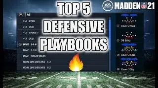 TOP 5 MADDEN 21 DEFENSIVE PLAYBOOKS YOU MUST USE TO WIN MORE GAMES! STOP ANY OFFENSE! MADDEN 21 TIPS