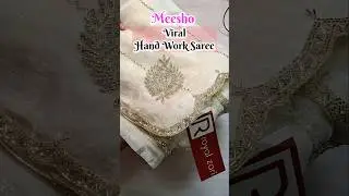viral saree on meesho, meesho saree haul,#ytfeed #ytshorts #festivehaul #viralsaree