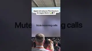 Apple Watch Flick Gesture ⌚️‼️😮&zwj;💨