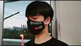 Washable/Reusable Compro Face Mask: Breath Test