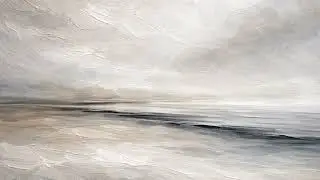 Soft Horizon &mdash; Calm Neutral Abstract Art | Relaxing Ambient Visuals for Frame TV | No Music
