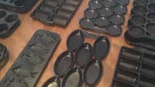 Cast Iron Gem Pans Collection Part 1