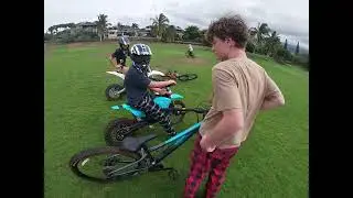I RODE MY SURRON EVERYWHERE (Trails, cops, exploring) #surron #wheelie #exploring #dirtbike 
