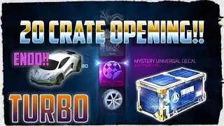 Opening 20 Turbo Crates! l Rocket League