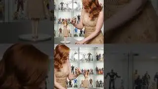 viral 3d statue with emma stone #shorts #viral