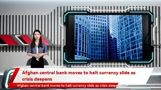 Afghan central bank moves to halt currency slide as crisis deepens