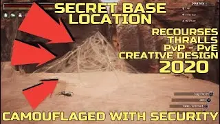 Secret PvP Base Location For Solo & Team Players on Conan Exiles | CAMOUFLAGED | #YouShallObey