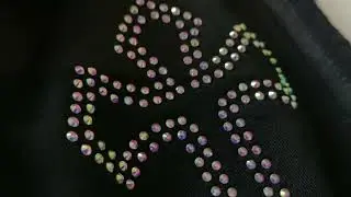 Custom Rhinestone Cross Transfers | Genie Crystal Hotfix SS10 for T-Shirts & Jackets