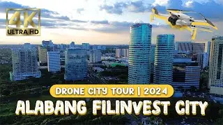 Flying over the Biggest CBD of Southern Metro Manila! | Alabang Filinvest City | Drone Tour 2024