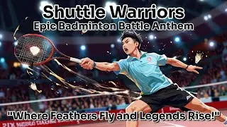Shuttle Warriors | Epic Badminton Battle Anthem #motivationalmusic #motivationalsong #badminton #ai