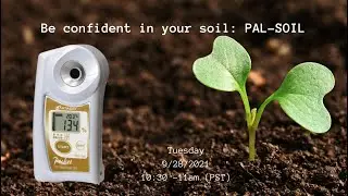 Be Confident in your soil with an ATAGO Refractometer