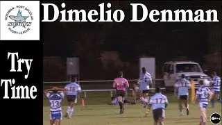 2016 Dimelio Denman  Try ~  Mossman Sharks v Cairns Brothers 15-7-16