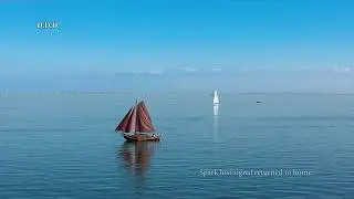 dji spark impressive 1080P over water, returned to home