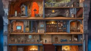 Игра в шахтёров в стиле Рериха (Jouer aux mineurs &agrave; la mani&egrave;re de Roerich)