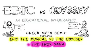 EPIC vs Odyssey: The Troy Saga - teacher explains differences between the musical and the original