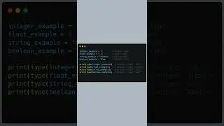 Python - Common Data Types