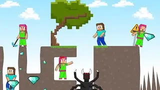 Only Alex can do that + Steve Alex life | Minecraft funny animation